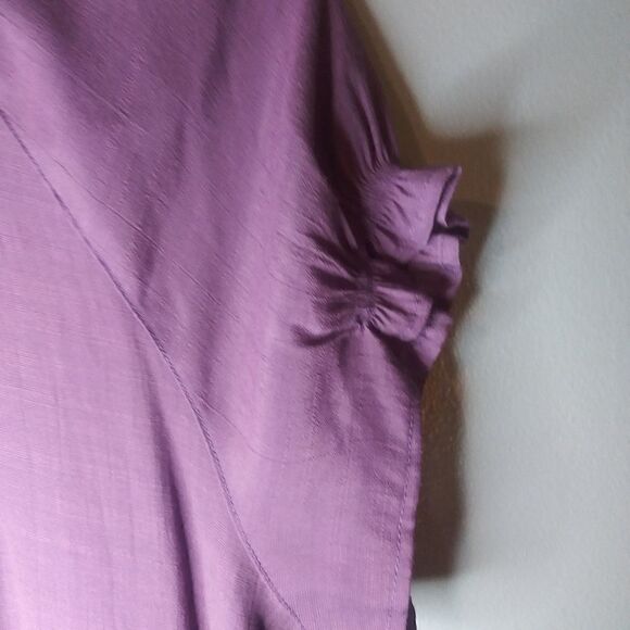 Blue mountain short sleeve blouse size large - Picture 4 of 9